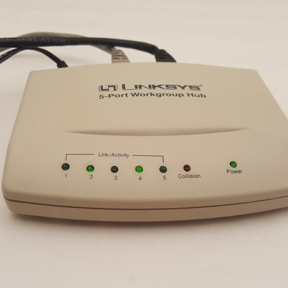 LINKSYS 5 Port Workgroup Hub | EW5HUB | USED | TESTED - Picture 9 of 12